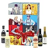 KALEA Wein Tasting Verkostungsbox | 24 ausgewählte Weine aus aller Welt | Rotwein | Weißwein | Rosé Weine | Weingeschenk für Männer und Frauen