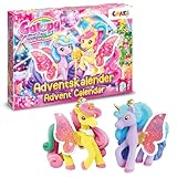 Galupy Rainbow Unicorn Spielzeug-Adventskalender für Kinder – Einhorn-Weihnachtskalender für Mädchen, Spielzeug-Kalender mit exklusiven Figuren & Spielset