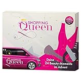 Shopping Queen Beauty Adventskalender 2022-24 Kosmetik und Schmink Überraschungen | Adventskalender für Frauen und Erwachsene, Make-up Sets, offizielles Lizenzprodukt, Rosa