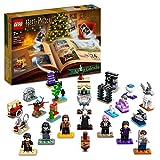 LEGO 76404 Harry Potter Adventskalender 2022 mit Brettspiel, 7 Minifiguren, Film-Szenen und Spielzeug Zubehör, magisches frühes Geschenk für Weihnachten