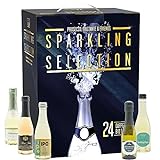 KALEA Sparkling Selection, Verkostungsbox/Adventskalender mit 24 prickelnden Überraschungen, Prosecco, Frizzante, Spumante und Cocktails, 4800 ml