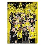 BVB Borussia Dortmund Adventskalender 2023 mit Schokolade, Poster, Autogrammkarten, Gewinnspiel, Weihnachten