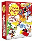 Chupa Chups XXL Adventskalender 2023, 24 Türchen mit einem Mix aus verschiedenen Lutscher- & Kaugummi-Sorten, Süßigkeiten Weihnachtskalender, 1 x 722g